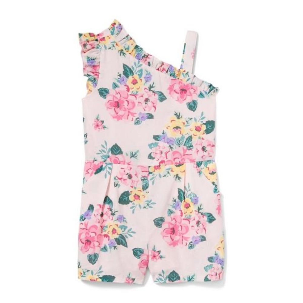 Janie & Jack Floral Romper 18-24 Months